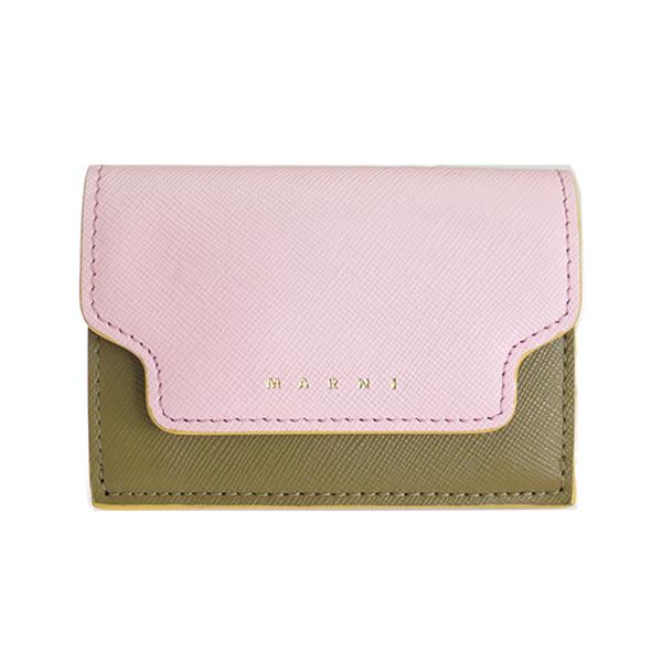 超特価激安 マルニ Marni 3つ折り財布 Pfmow02u09 Z272y ピンク カーキ グリーン ベージュ Wq イマジン横浜 Yahooストア店 通販 Yahoo ショッピング 高級感 Www Ladislexia Net