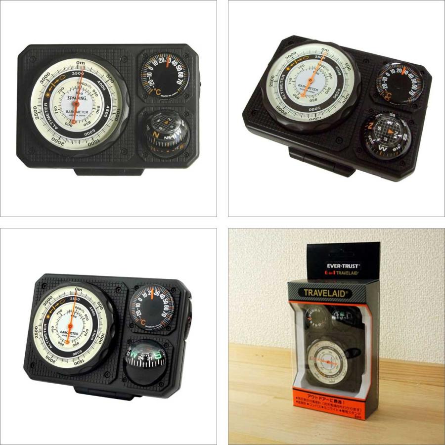 SPALDING（スポルディング） 高度計 気圧計 アナログ 温度計 コンパス