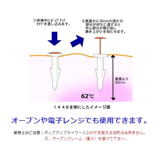 ポップアップタイマー（ローストビーフ用温度計）144Ｓ×5本 送料無料 | ブランド登録なし | 02