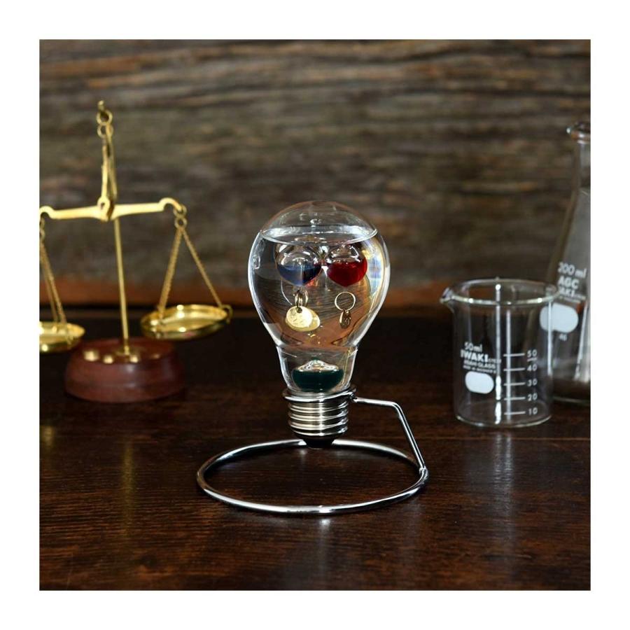 ガリレオ温度計 電球型ガラスフロート温度計 茶谷産業 333-208 ギフト プレゼント おしゃれ 送料無料 | Fun Science | 01