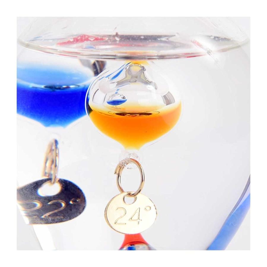 ガリレオ温度計 電球型ガラスフロート温度計 茶谷産業 333-208 ギフト プレゼント おしゃれ 送料無料 | Fun Science | 02