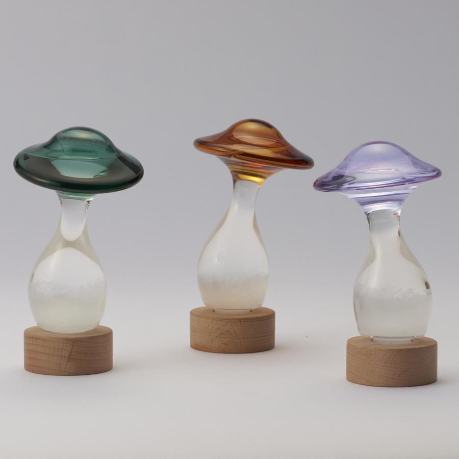 ストームグラス気象計 気象予報計 きのこ グリーン Fun Science 333-404GR ギフト プレゼント 送料無料 | Fun Science | 07