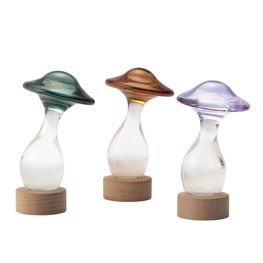 ストームグラス気象計 気象予報計 きのこ グリーン Fun Science 333-404GR ギフト プレゼント 送料無料 | Fun Science | 08