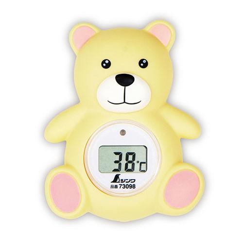 湯温計 お風呂 デジタル温度計 73098 シンワ測定 くま 浮かべる 湯船 送料無料 | ブランド登録なし | 01