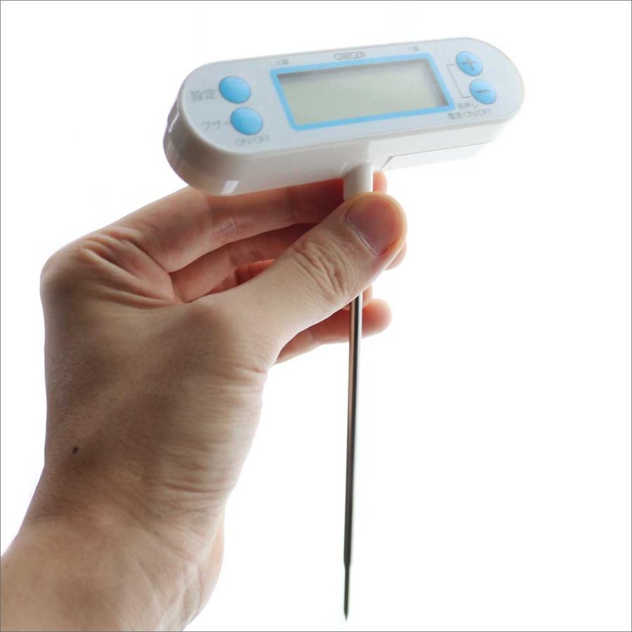 CRECER（クレセル） 料理温度計 アラーム デジタル温度計 調理温度計