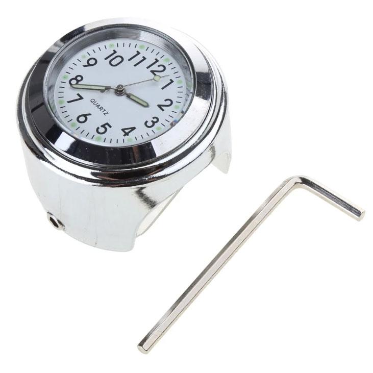 バイク 時計 クロック オートバイ 自転車 ハンドルバー 防水 送料無料