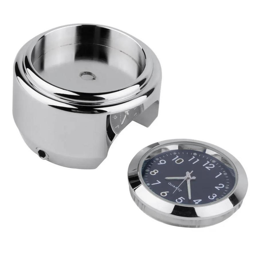 バイク 時計 クロック オートバイ 自転車 ハンドルバー 防水 送料無料