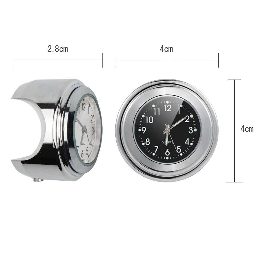 バイク 時計 クロック オートバイ 自転車 ハンドルバー 防水 送料無料