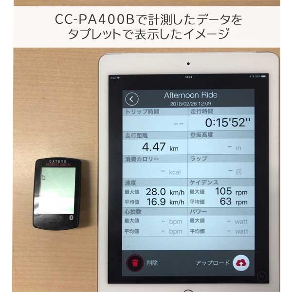 ワイヤレスコンピューター CAT EYE ケイデンス サイコン CC-PA400B 送料無料｜imanando｜06