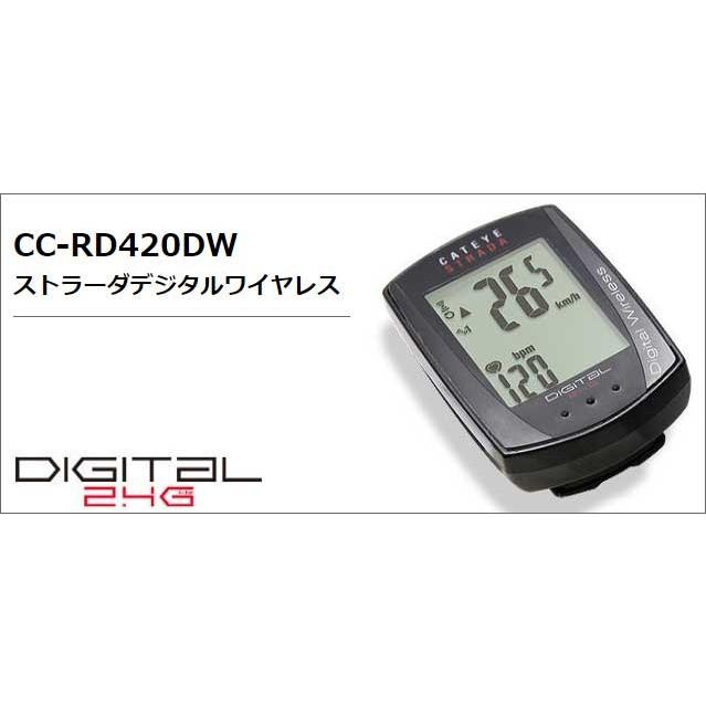 CATEYE - 新品・未使用！キャットアイ・ＣＣ-ＲＤ420ＤＷストラーダデジタルメーター CAT EYE キャットアイ CC-RD420DW ストラーダ デジタルワイヤレス