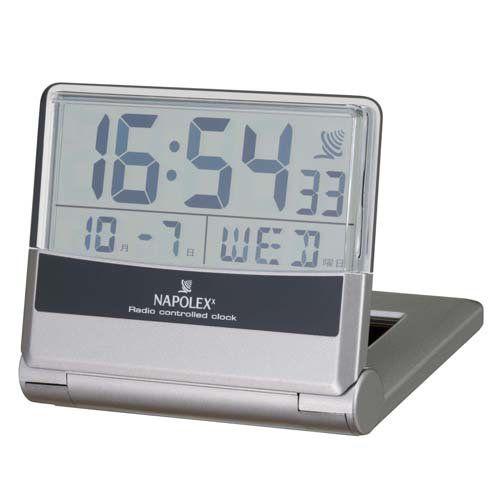 NAPOLEX 電波時計 ソーラー シースルー 車用時計 Fizz-860
