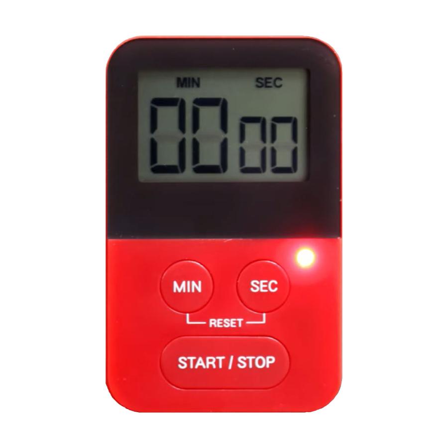 キッチンタイマー 薄型 スリム デジタル Lustre+ ラストルプラス KT