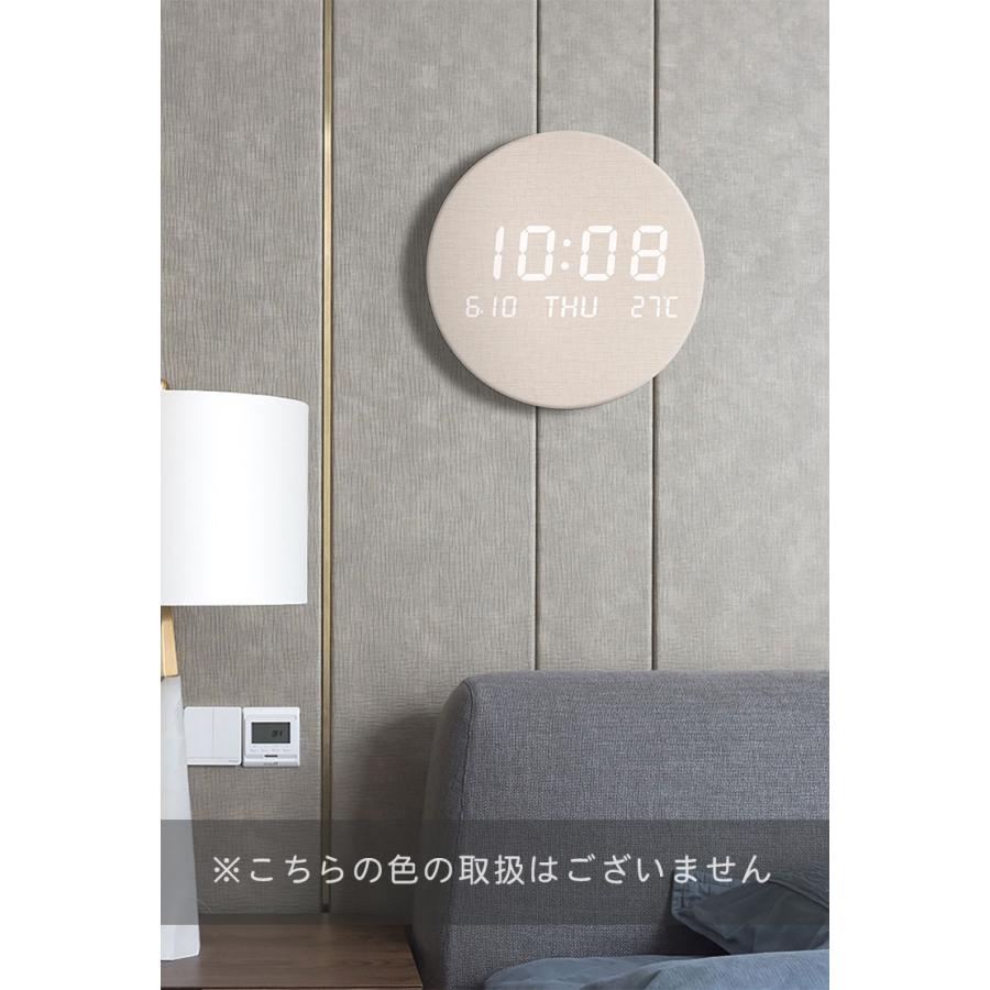クロック LED デジタルクロック 時計 掛時計 壁掛け ウォール ラウンド 送料無料 | ブランド登録なし | 01