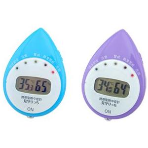 熱中症計 自動計測 携帯型熱中症計 6937 ブルー デジタル 温湿度計 送料無料 | ブランド登録なし | 01