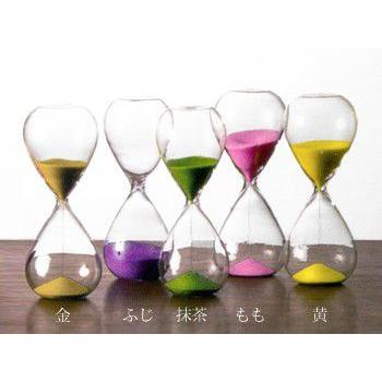 砂時計 シンプル 3分計 5分計 ガラス砂時計 廣田硝子 ST-3/ST-5