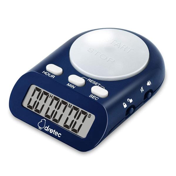 タイマー 超大型ボタン カウントダウンタイマー T-584 ホワイト 消音 長時間 タイムアップ 送料無料 | ドリテック | 12