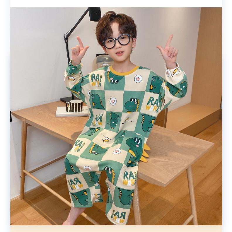 パジャマ キッズ 男の子 長袖 子供 ジュニア 長ズボン 上下セット ルームウェア 小学生 冷房対策 春 秋 キャラクター 恐竜 Babi005 Imarket 通販 Yahoo ショッピング