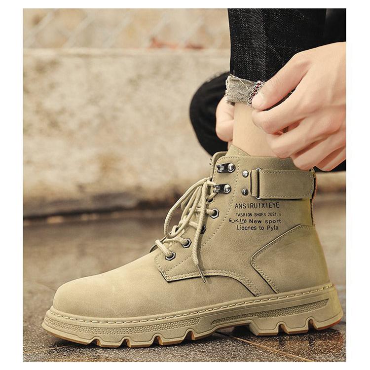 ブーツ メンズ 靴 ショートブーツ ハイカットブーツ 防寒 冬靴 男性用 カジュアル マーティンブーツ ワークブーツ シューズ シンプル おしゃれ ファッション 秋 冬 日本人気超絶の