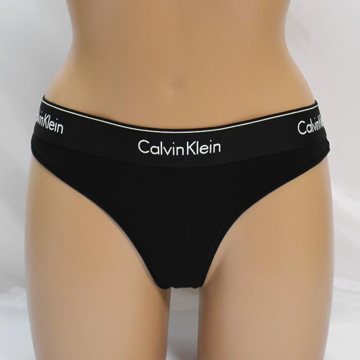 (4) Calvin Klein カルバンクライン レディース 下着 ショーツ Ｔバック パンツ  Calvin Klein MODERN COTTON THONG F3786 008/ブラック アンダーウェア｜imaure｜04