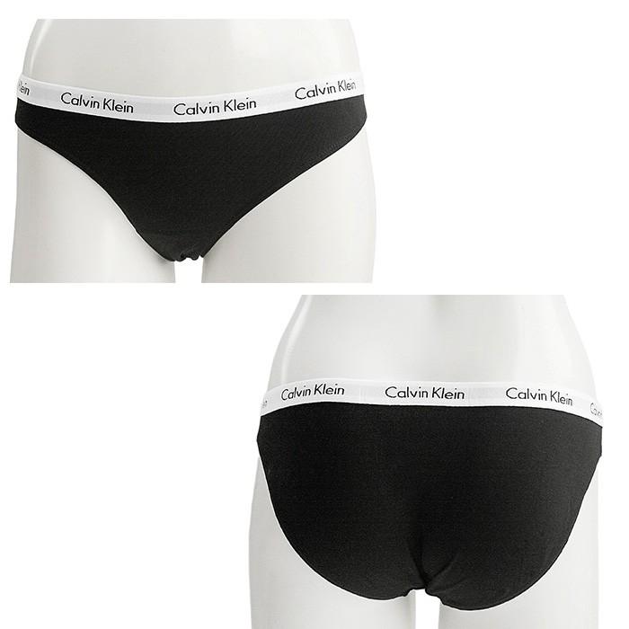 Calvin Klein CK カルバンクライン レディース 下着 ショーツ 3枚セット (6) QD3587 Tバック (7)DD3588 ビキニ BLACK 3セット パンツ アンダーウェア 女性｜imaure｜05