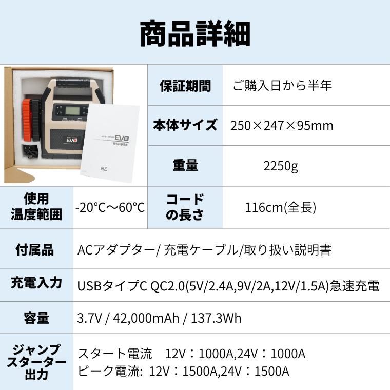 大型車対応 ジャンプスターター ハイパワーで大型トラックでもエンジン始動 12v 24v 大容量400mah Beast Power Evo ジャンプスタート Beastpowerevo Fcl エフシーエル Hid Led通販 通販 Yahoo ショッピング