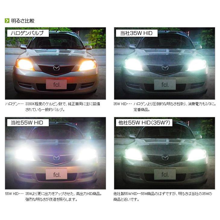 fcl.正規店】fcl HID キット 純正交換用 HID 55W 汎用 パワーアップHID 