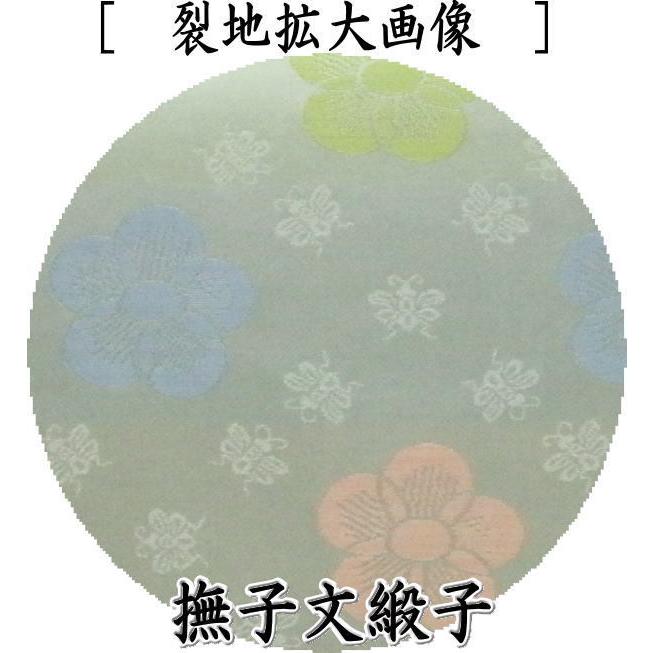 茶道具 帛紗ばさみ 女性用 女子用 大 正絹 撫子文緞子 土田友湖作 千家 