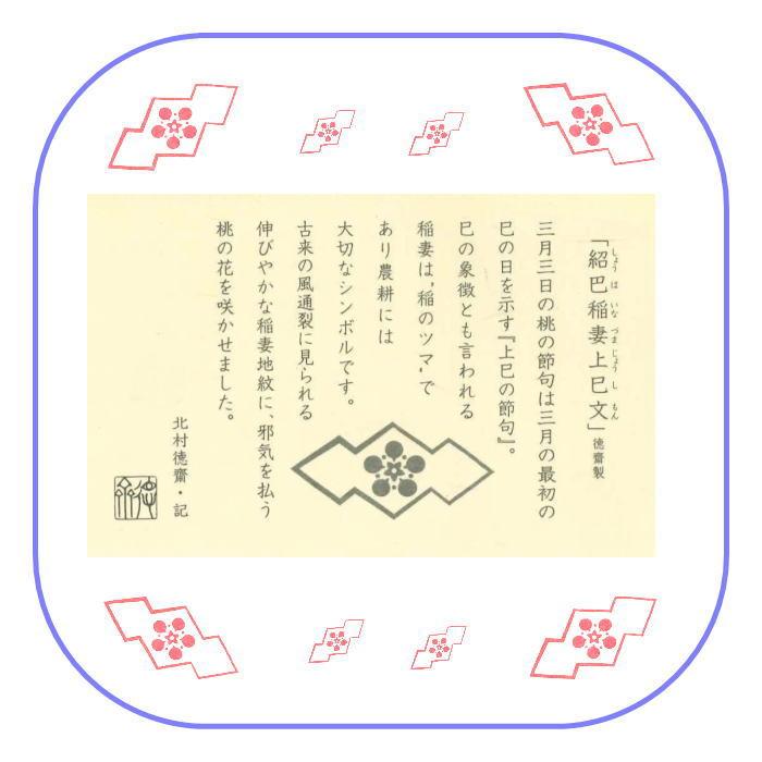茶道具 出帛紗 干支 巳 干支出帛紗 紹巴織り 正絹 紹巴稲妻上巳文 しょ