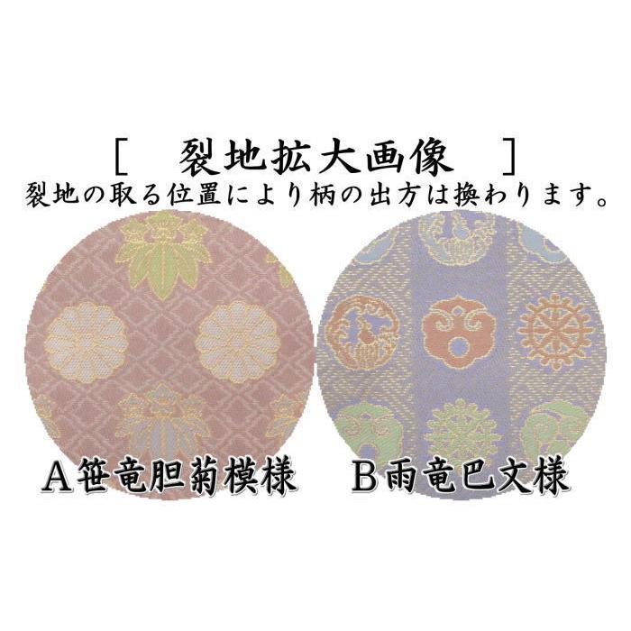 茶道具 古帛紗 正絹 井伊家伝来裂 笹竜胆菊模様又は雨竜巴文様 古服紗