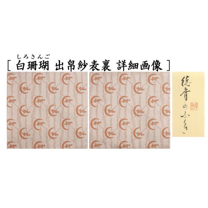 茶道具 出帛紗 干支 卯 干支出帛紗 紹巴織り 正絹 祥波白兎静寂裂