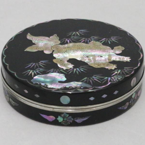 唐獅子の香合 新品 【公式通販】