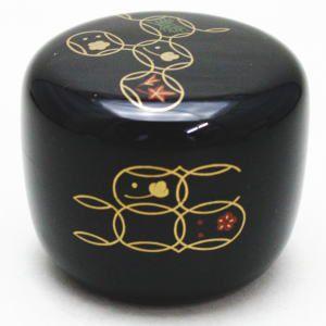 茶道具 香合 白粉解 おしろいどき 四季七宝紋 岩倉隆斎作 隆弘峯 岩倉