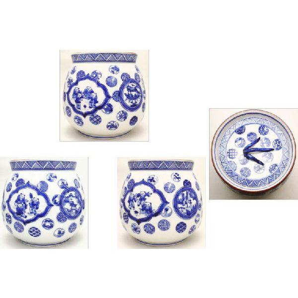 茶道具 水指 水差し 染付芋頭 蓋芋の蔓 曽根幸風作 茶道 茶道具 水指 水差し 染付芋頭 蓋芋の蔓 曽根幸風作 茶道