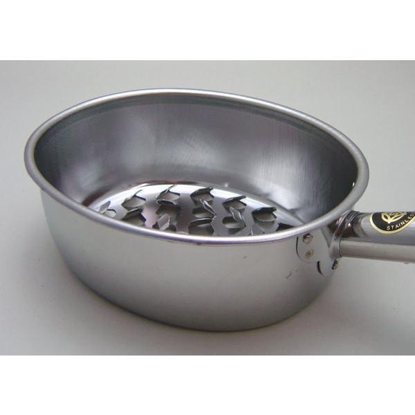 茶道具 水屋道具 火起こし 小判型 ステンレス 火おこし 茶道 : 茶道具