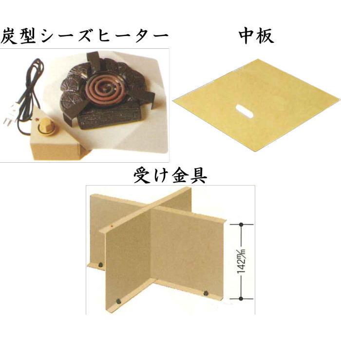茶道具 炉壇 電熱式 炭型シーズヒーター炉壇セット500W&炉縁 黒 茶道具 炉壇 電熱式 炭型シーズヒーター炉壇セット500W&炉縁 黒
