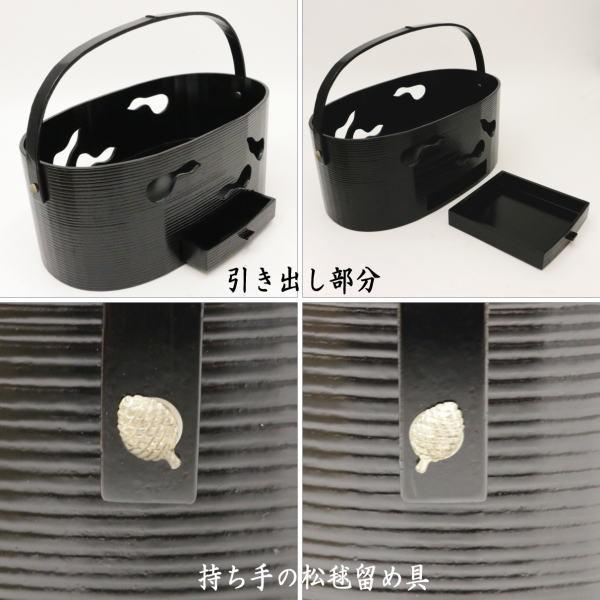 茶道具 煙草盆 莨盆 手付煙草盆 瓢透煙草盆 黒一閑 引出し付 鵬 茶道具 煙草盆 莨盆 手付煙草盆 瓢透煙草盆 黒一閑 引出し付 鵬