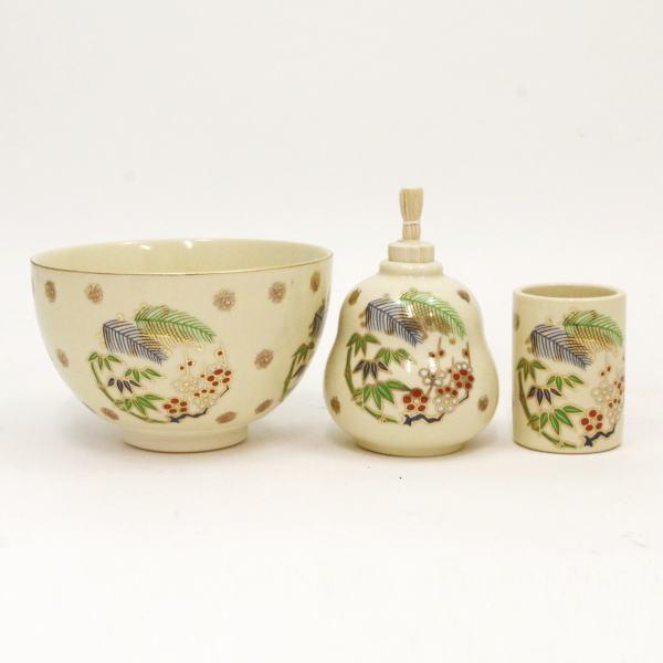 茶道具セット 茶箱セット 卯の花点前 茶箱8点セット 瓢蒔絵茶箱 山道盆 