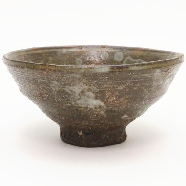 茶道具　高麗　柿の蔕写　茶碗　三浦飛白　共箱　抹茶　濃茶　茶会　カキノヘタ　侘 茶道具 抹茶茶碗 高麗茶碗 柿の蔕 かきのへた 丸子窯 高麗茶碗写し
