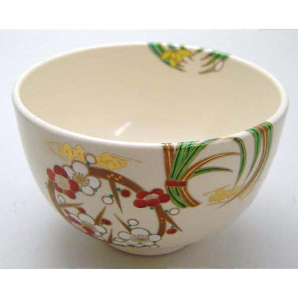 茶道具 抹茶茶碗 色絵 花丸紋 加藤利昇作 茶道 : 茶道具いまや静香園