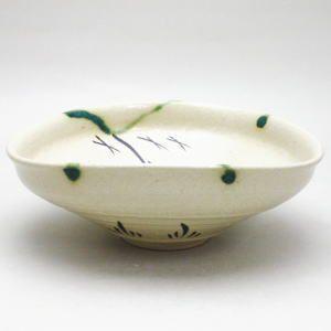 茶道具 抹茶茶碗 平茶碗 弥七田手織部 加藤弥右衛門窯 茶道 : 茶道具