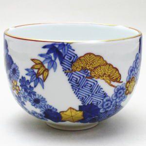 茶道具 抹茶茶碗 祥瑞金襴手 小峠葛芳作 丹山窯 茶道 T13 茶碗