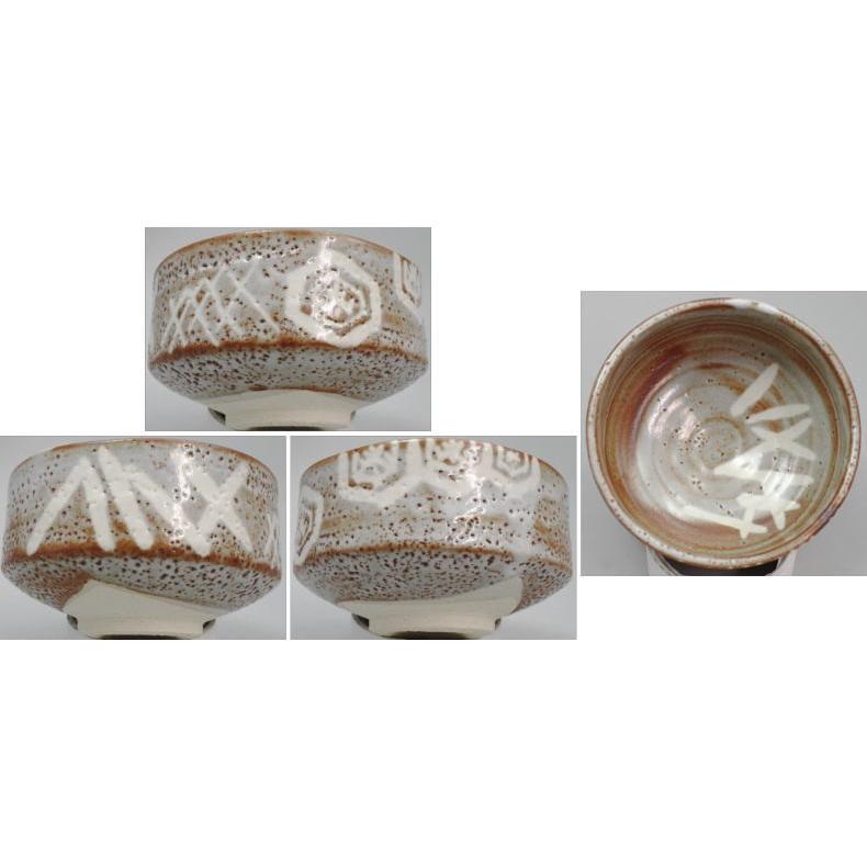 茶道具 抹茶茶碗 鼠志野焼き 銘峰紅葉 本多秀山作 茶道 : 茶道具いまや