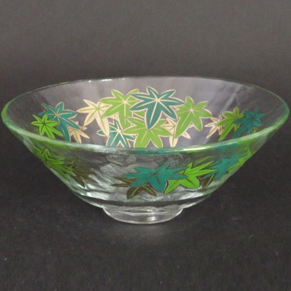 ガラス抹茶茶碗 〇【茶器/茶道具 ガラス抹茶茶碗（硝子抹茶茶碗）】 ガラス（硝子） 平