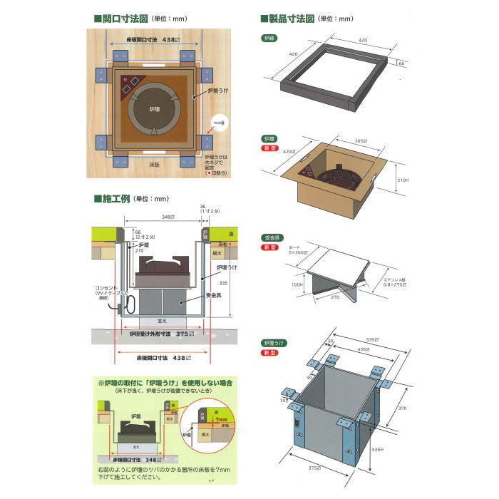 茶道具 炉壇&炉縁 ヤマキ電器 4点セット 電器炭 炉壇 銅色 YU 茶道具 炉壇&炉縁 ヤマキ電器 4点セット 電器炭 炉壇 銅色 YU