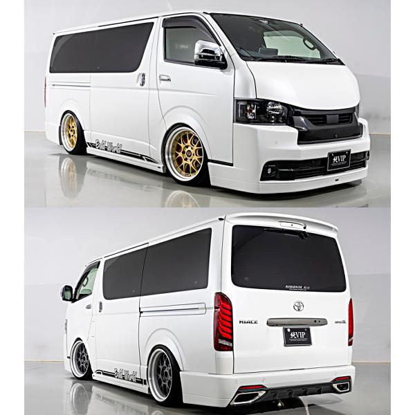 激レア　新品　ハイエース　エアロ ハイエース200系（4.5.6.7型/ナロー車） 純VIP エアロ4点セット ※4ドア