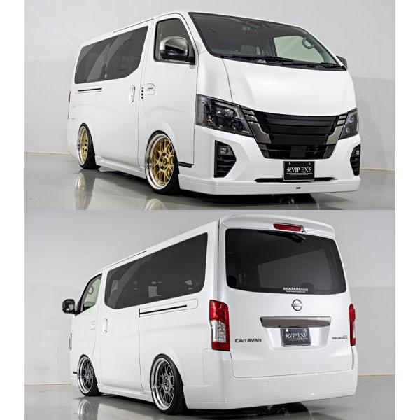 【半額！10000円→5000円】純正ルーフライニング 4点セット　日産 キャラバン スーパーロング キャラバンNV350・E26 純VIP EXE TYPE1 フロントハーフスポイラー ※車