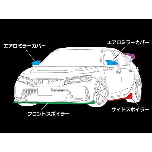 シビックFL5 (Type-R)　エイムゲインスポーツ【カーボン製】　ルーフスポイラー　※車情報連絡必須　エイムゲイン｜imcshop｜03