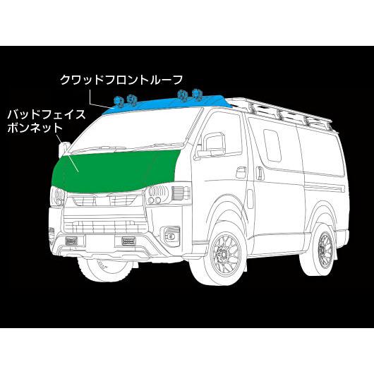 ハイエース200系（1-7型/ナロー車） アドベンチャー バッドフェイス