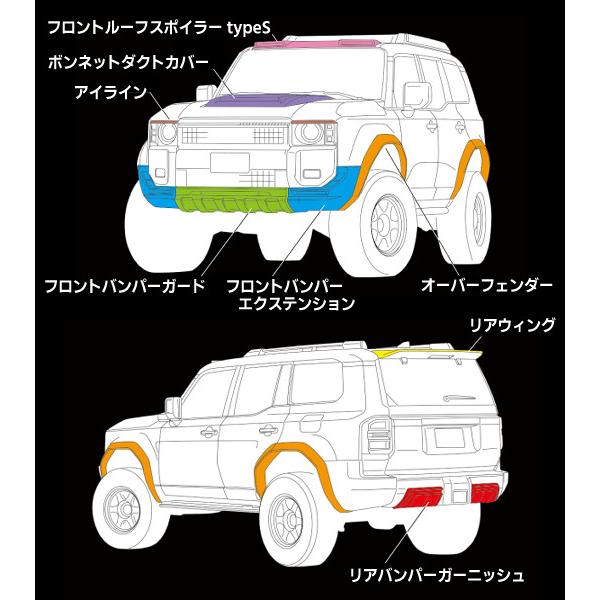 ランドクルーザー250系 マッドロンスポーツ フロントバンパー