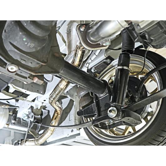 キャラバンNV350・E26 純VIP EXE TYPE2 専用カーボンショットマフラー